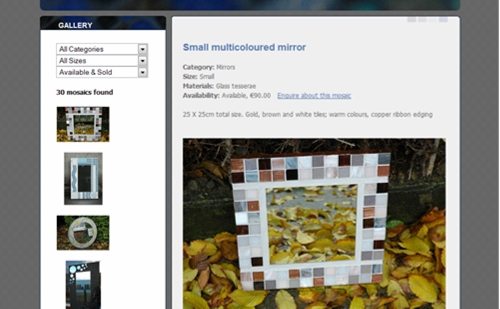 Mosaic Art Website